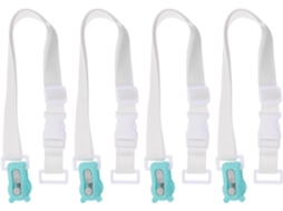 Doitool 4 Prendedores De Edredom E Lençol, Fáceis De Instalar E Antiderrapantes, Conjunto De 4 Peças Em Plástico E Nylon