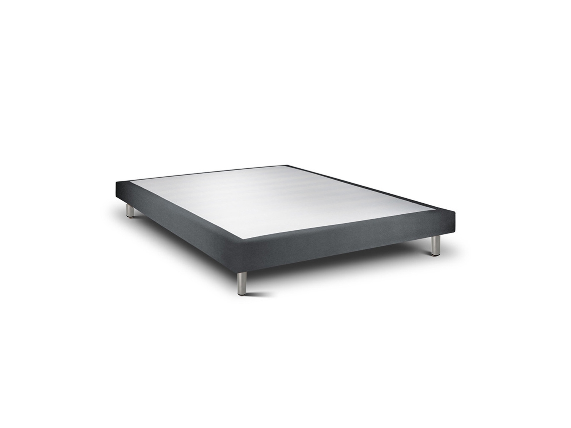 Sommier Rígido 15 Milano  Anthacite Pés Metal 200 X 135 Cm Altura 30 Cm Indream