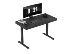 Escrivaninha Ajustável MARK ADLER LEADER 8.2 Preta, Mesa Elétrica, Ergonômica, PC Gaming, 3 Alturas de Memória, 2xUSB, 2xGanchos