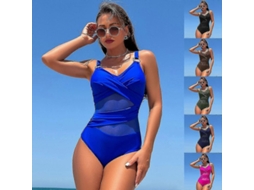Maiô feminino de nylon, modelo 2026, com controle de abdômen, decote em V, sexy, código S2024123014535