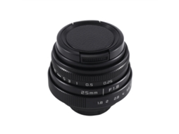 Lente De Tv 25mm F/1.8-c, Lente Principal De Tv Para Filmadora Com Montagem C De 16mm - A