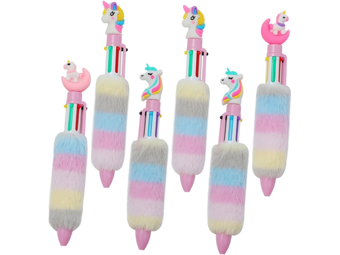 Conjunto De Canetas Esferográficas Pelúcia, Stylus, Para Desenho,