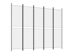Room Divider, Room Dividers Vidaxl Branco Tecido (250 X 200 Cm)