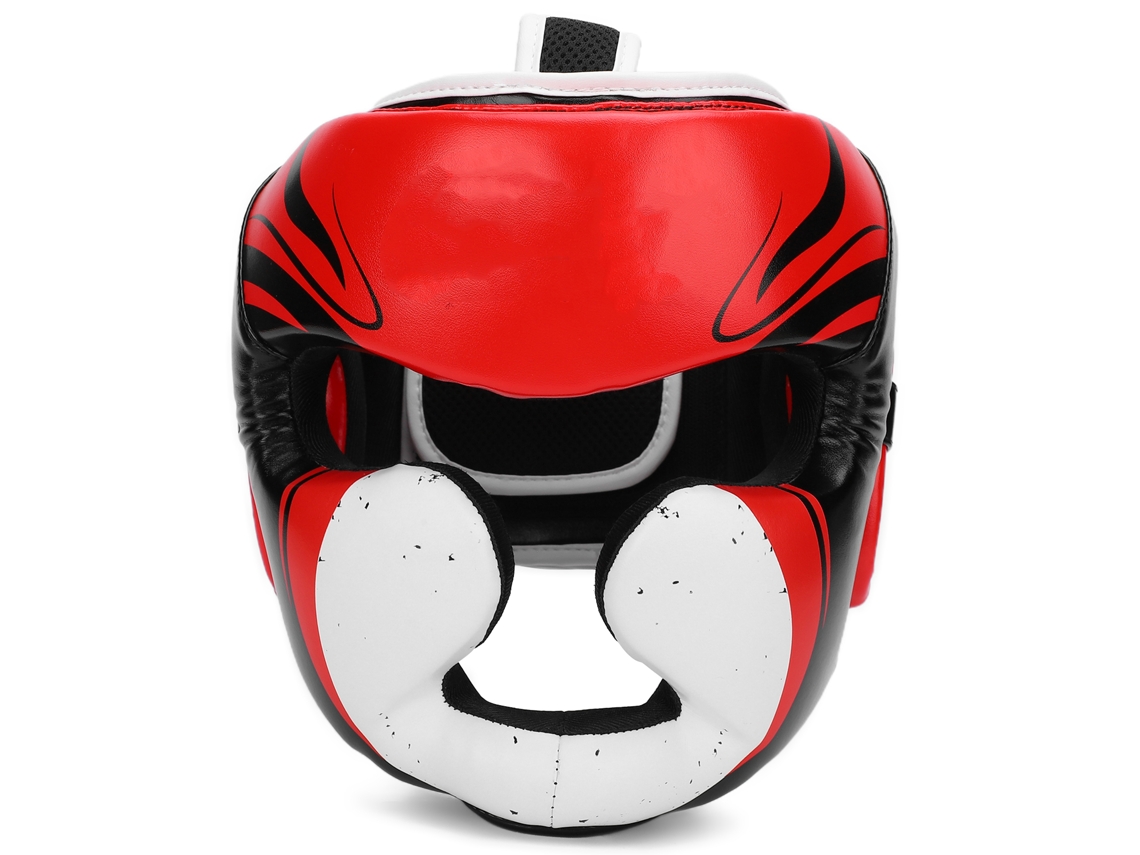 Capacete de boxe Muay Thai Bn Sanda MMA tamanho G - vermelho