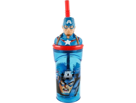 Copo CAPITÁN AMÉRICA Azul (360 ??ml)