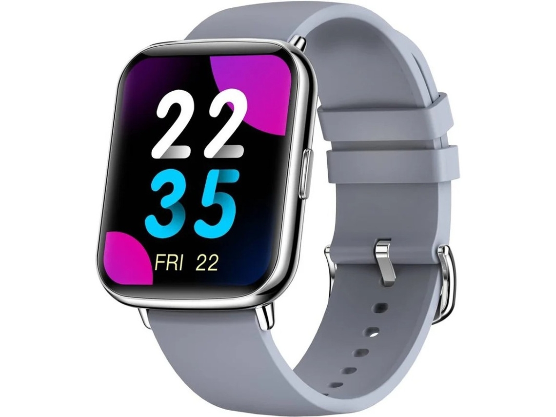 Sports Watch 1.69 Touch, Ip68 À Prova Dágua, Monitor Cardíaco, Sono, Pedometria, Rastreador de Atividade, Cronômetro, Android/ios Cinza Bestvite