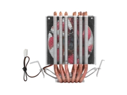 Cooler De Ventilador De Cpu Com Dissipador De Calor E 6 Calores Para Intel Lag, Cores Opcionais Luz Dourada