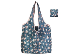 Sacola de Compras Dobrável com Estampa Floral, Sacola de Supermercado, Sacola de Compras Tipo Sacola_dez GOKOCO