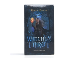 Jogo De Cartas Oráculo Tarot New Witch, 12 X 7, Contendo 78 Cartas, Feitas De Papel Revestido.