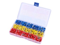 Kit De Conectores Crimpados Isolados Laxiscreed Para Cabos 22-12awg, Com 1000 Peças