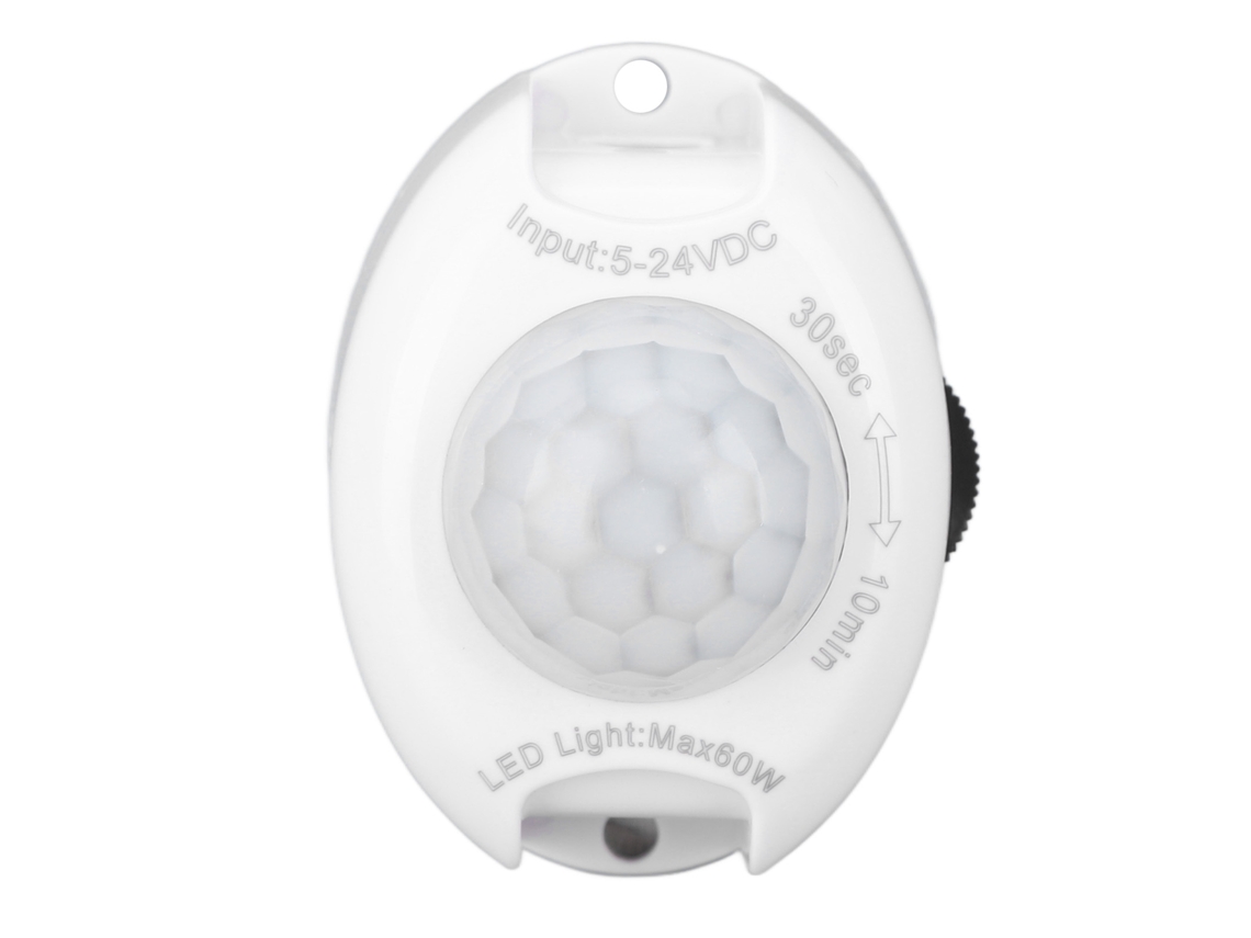 Interruptor de Indução Corporal Primerox Infravermelho para 5-24v 60w com Ajuste de Luz Led