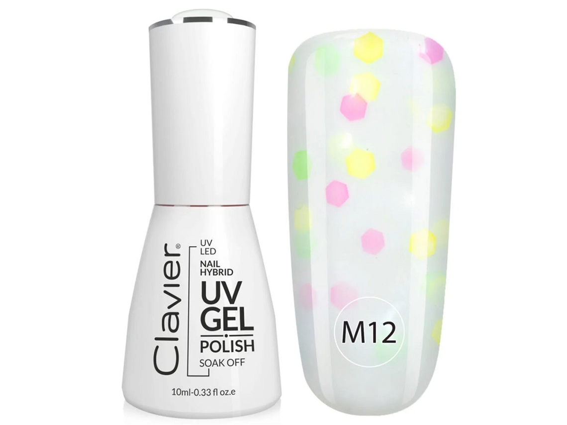 Luxury Hybrid Nail Polish M12 Papita, Multi Flavours, 10ml Clavier