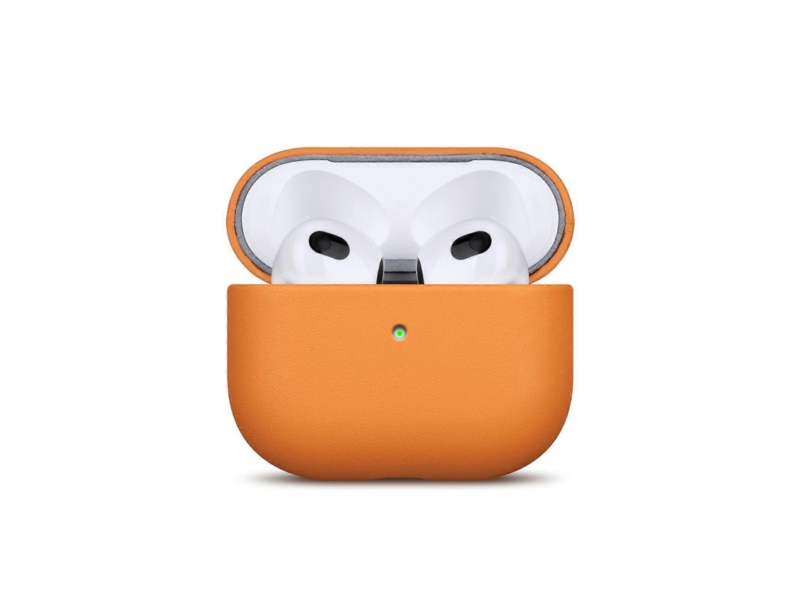 Capa Protetora De Couro Integral Para Fones De Ouvido Airpods Pro