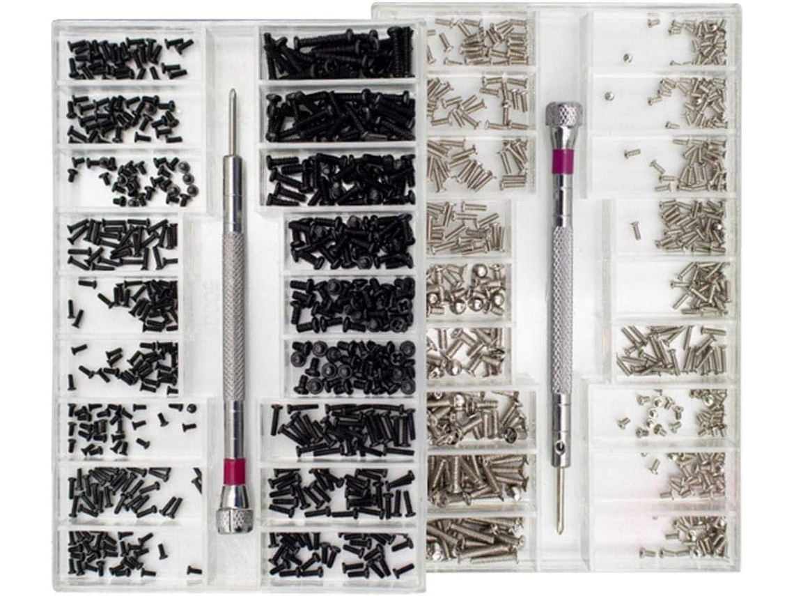 Kit De Reparo De Óculos Com Parafusos Micro E Mini(2 Caixas)