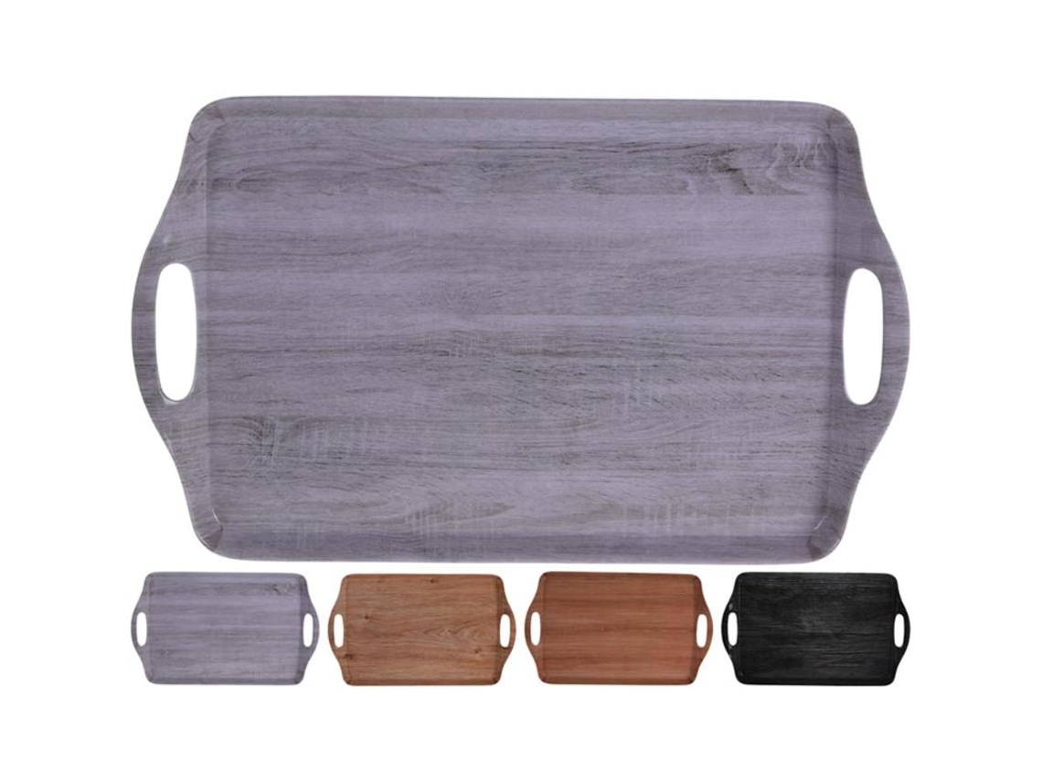 Bandeja melamina 45x30cm maderas surtida