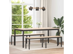 Vidaxl Banco Natural 160 X 35 X 45 Cm Madeira De Pinheiro Sólida