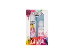 CUBA La Vida Gift Set Edp 100 Ml And Deodorant Roll-On 50 Ml 100Ml