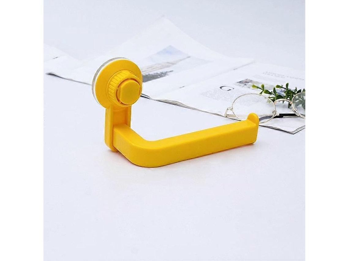 Suporte De Ventosa Para Cozinha E Banheiro, À Prova Dágua E Umidade, Porta Toalhas, Suporte Para Papel Higiênico Aquaforge (amarelo)