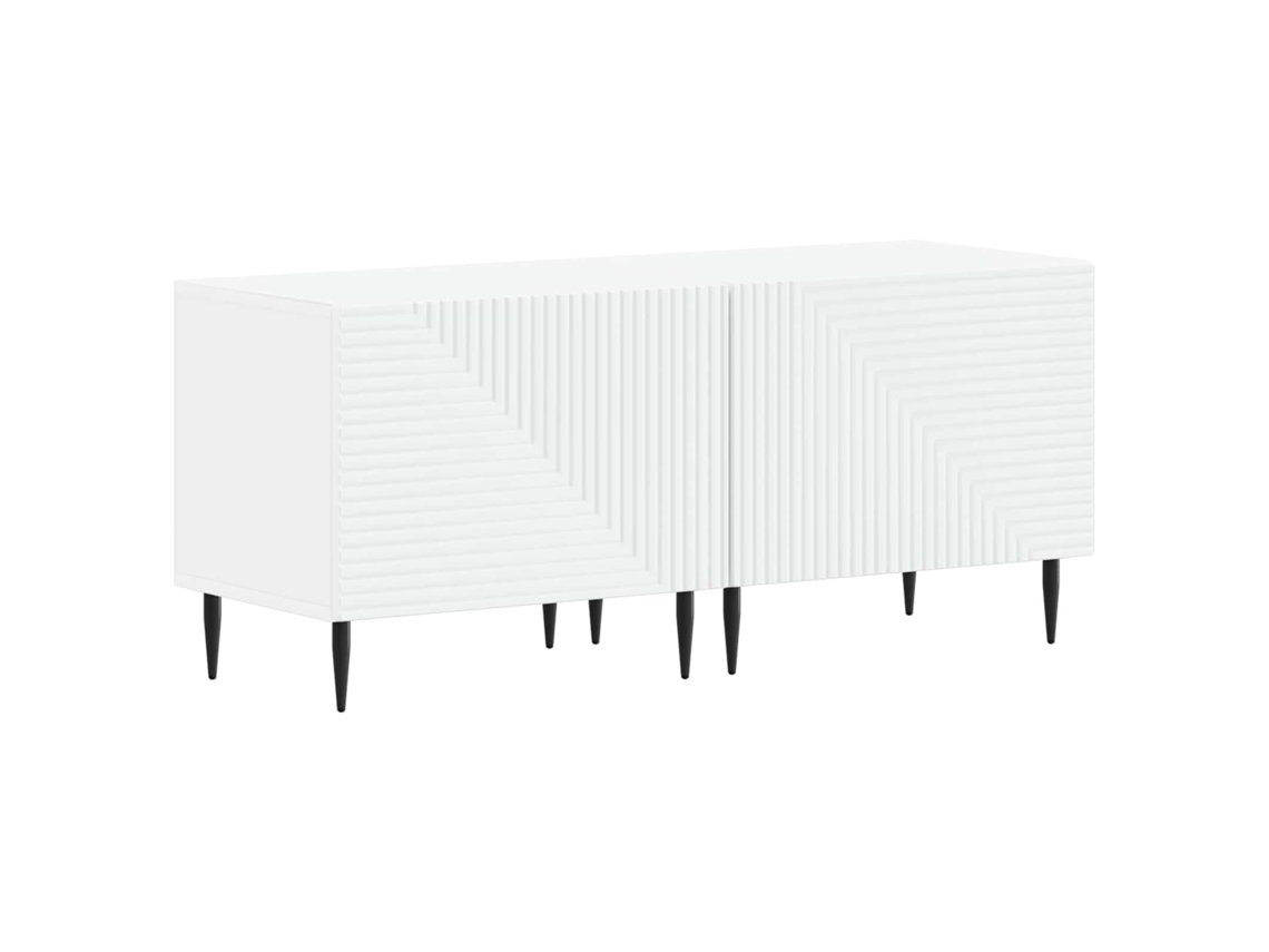 Vidaxl Gabinete Para Tv Branco Derivados De Madeira