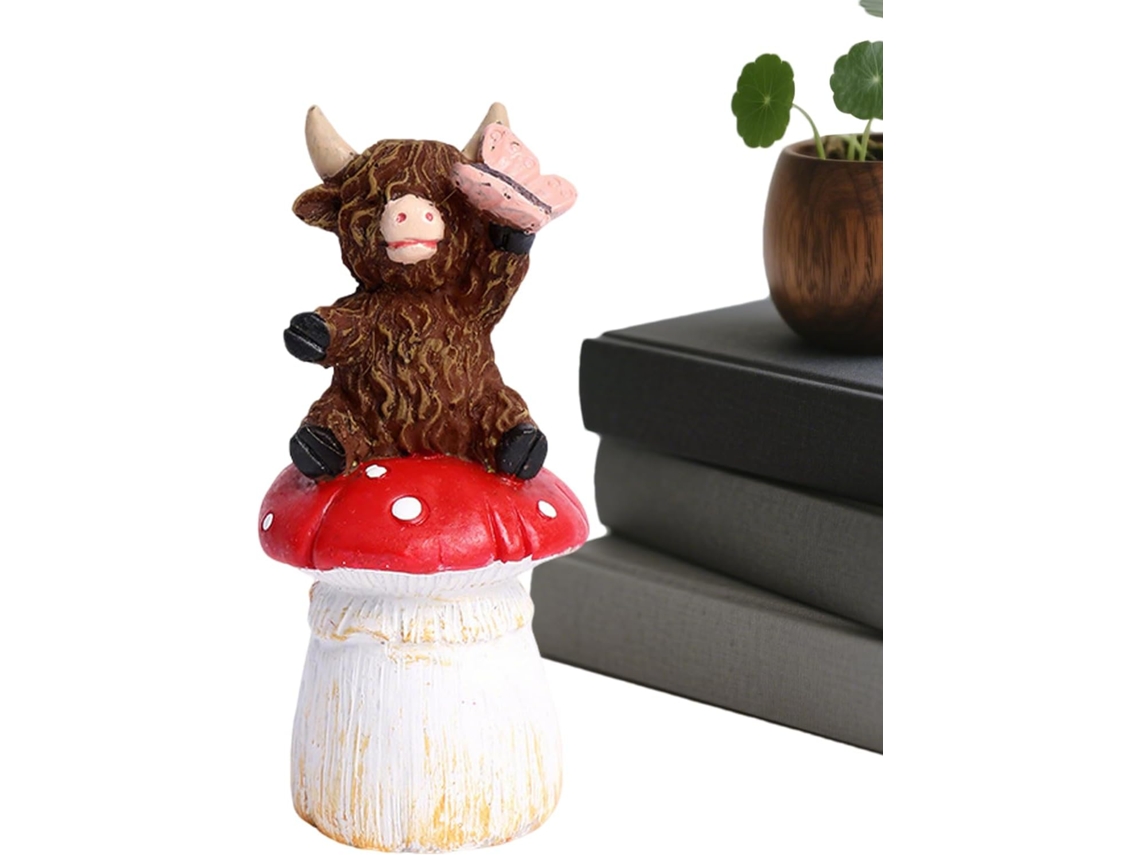 Estátua De Vaca, Decoração Divertida Para Casa Com Animais |