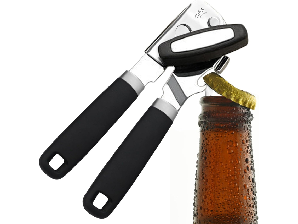 Abridor De Latas Manual, Abridor De Latas Resistente Em Aço Inoxidável, Ferramenta Magnética Robusta Gokoco