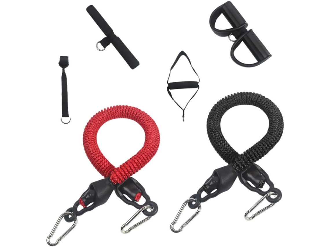 Conjunto De 4 Faixas Elásticas Resistência Toyandona Para Exercícios Ioga, Fitness, Pernas, Braços E Cintura