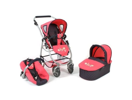 Bayer Chic 637 11 Cochecito Convertible 3 In 1 Emotion All In, Lunares Coral Bayer Chic 2000
