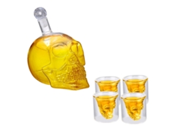 Decantador de Vodka com Cabeça de Caveira LAXISCREED