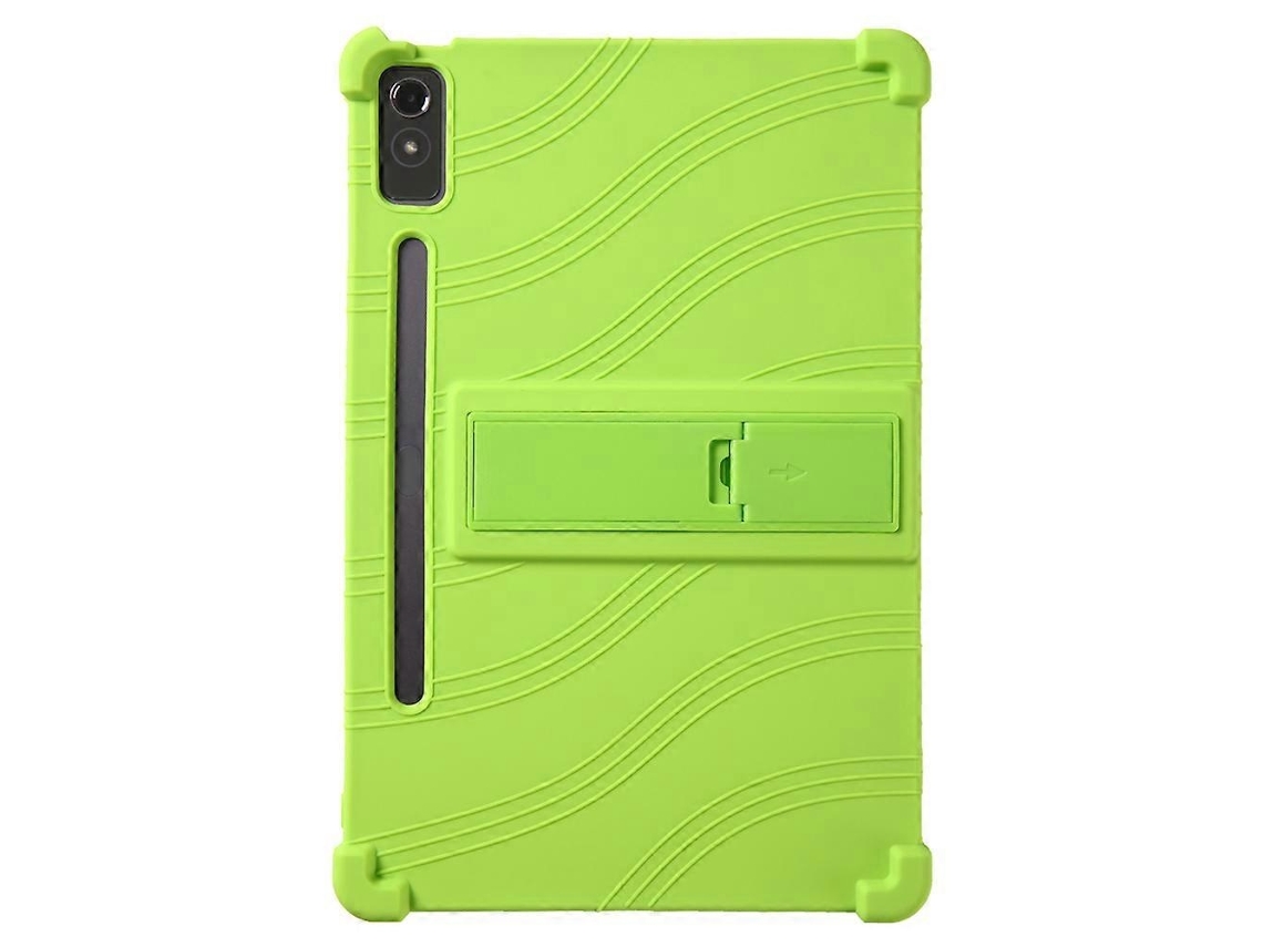 Capa Protetora Em Silicone E Pc Com Suporte Para Lenovo Xiaoxin Pad Pro De 12,7 Polegadas, Verde Elysve