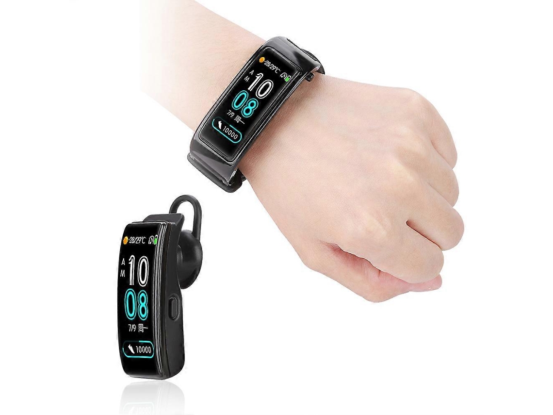 Pulseira Inteligente 2 Em 1 Com Bluetooth 5.0 E Tela Colorida Tft De 0,96 Polegadas VONKELIOS