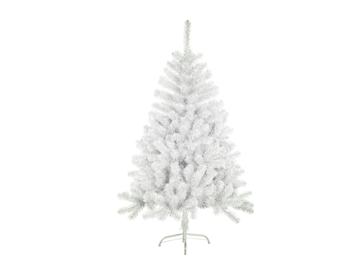 Árvore de Natal Tinsel Leaf (210Cm 668Tips - Branco Brilhante)