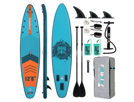 Prancha de Sup Inflável para Natação FUNWATER Supfw41b Prancha de Remo 385cm