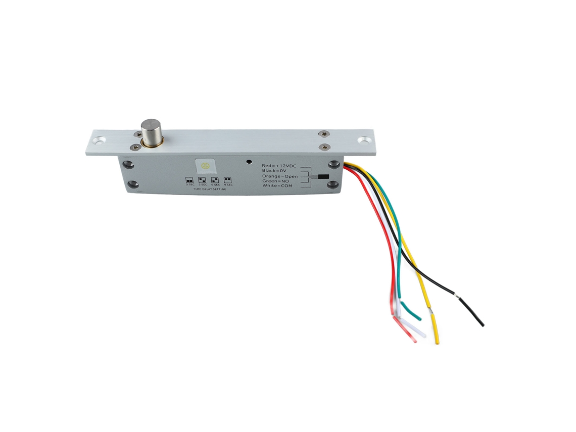 Fechadura Elétrica De 12v Com 5 Fios, Display Led E Função De Retardo. Brilvibera