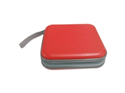 40 Pcs Capacidade Disco Cd Dvd Carteira Organizador de Armazenamento Porta caixa ZYBLSSBB (vermelho)