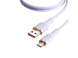 Cabo De Carregamento Rápido Para Celular, 1/1,5/2 M, Usb C, 100 W, Para Carregamento De Dados Em Celulares E Tablets . Nostalgia88 (branco)