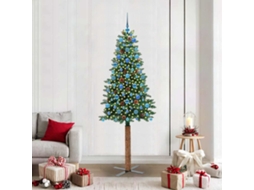 Vidaxl Árvore De Natal Slim Verde 210 Cm