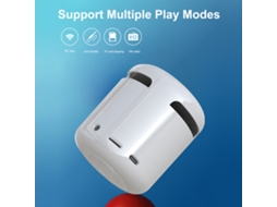 Mali altifalante de Travesseiro Bluetooth com condução óssea, stereo, controle de volume, desligamento temporizado, azul céu