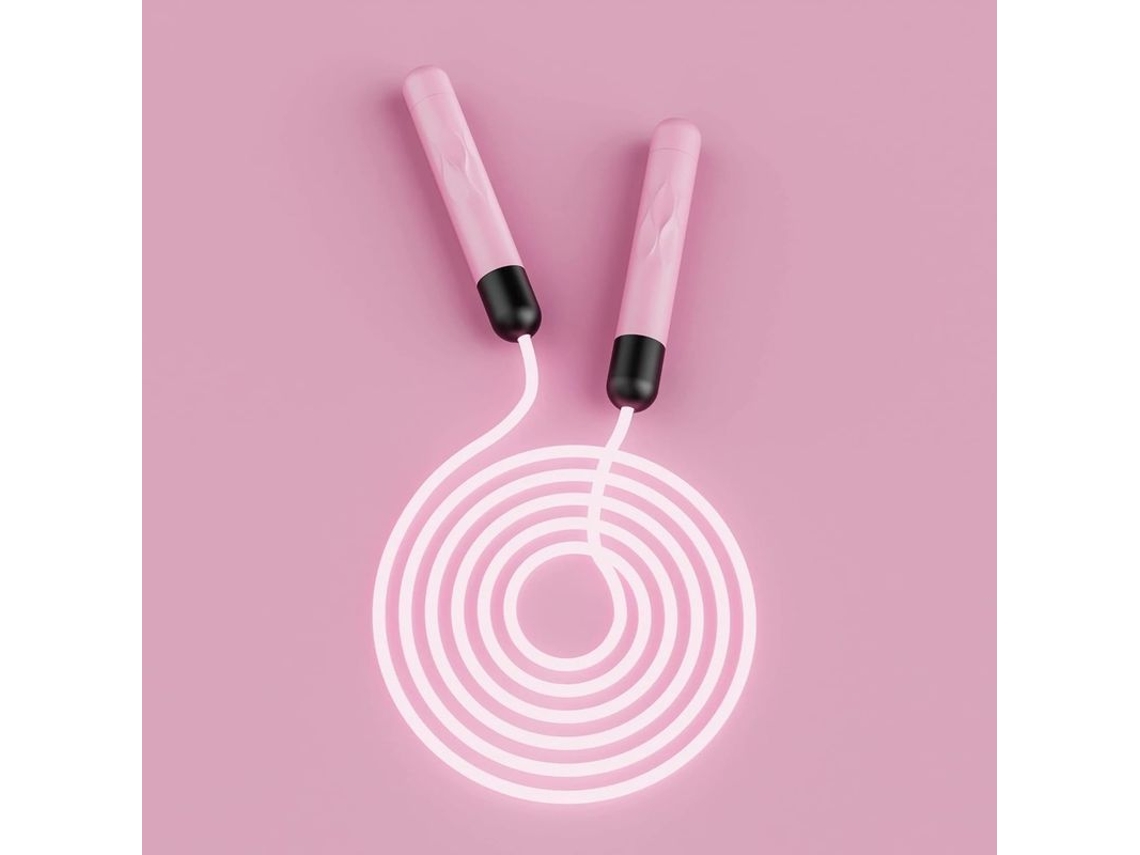 Corda De Salto Com Luzes Led, Ajustável, Para Adolescentes Femininas, Treinamento De Fitness, Material Pvc Resistente