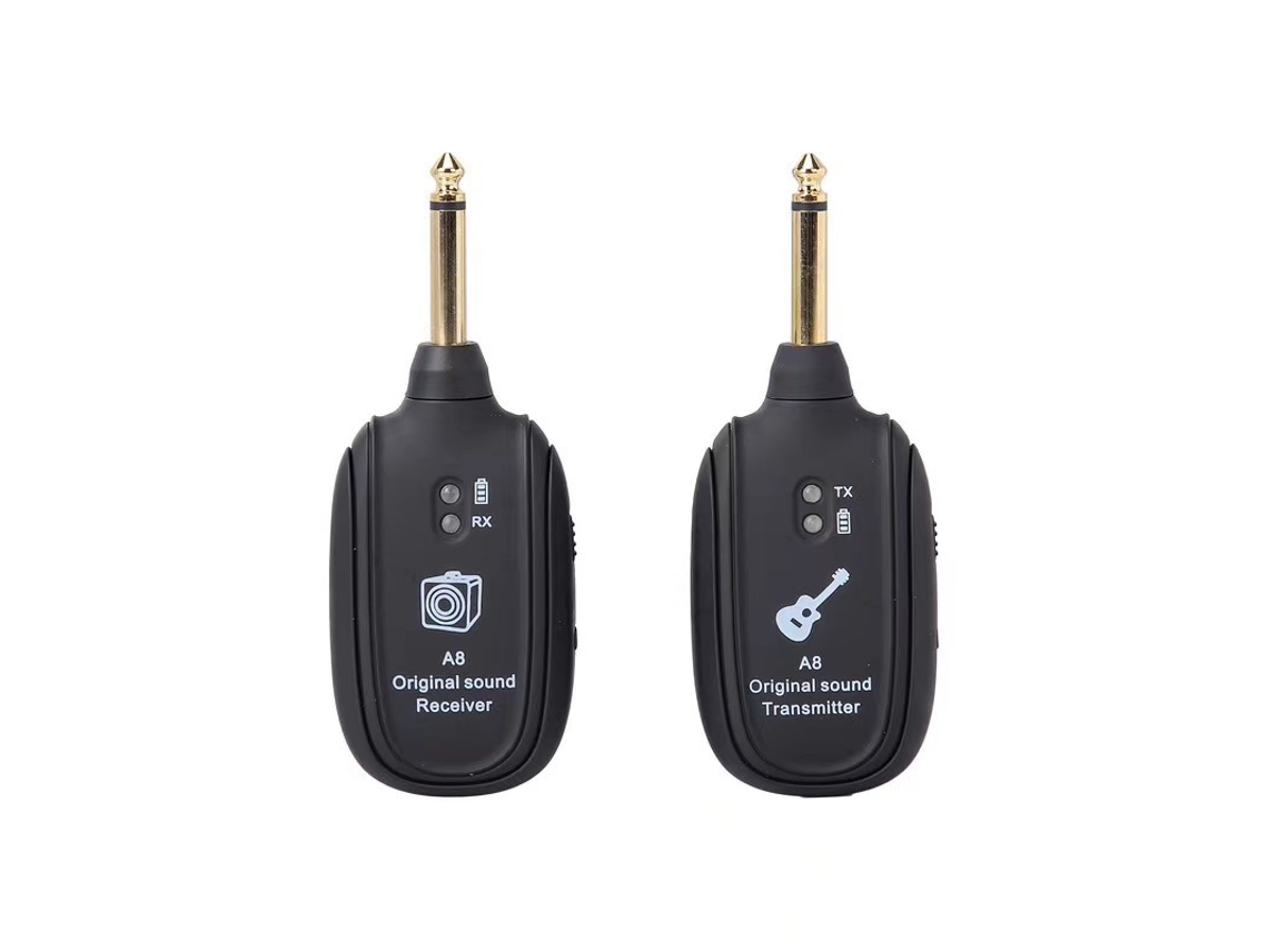 Sistema Sem Fio UHF para Guitarra, Transmissor e Receptor, YANYXR