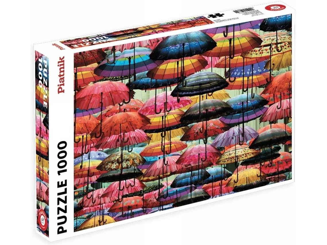 Puzzle PIATNIK Guarda-Chuvas Coloridos (Idade Mínima: 8 Anos - 1000 Peças)