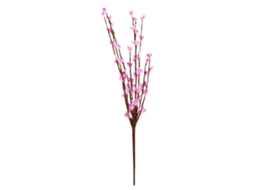 Laxiscreed Planta Decorativa De Páscoa Com Flores Rosas E Ramo De Vinho Com Contas De Pedra, 30cm