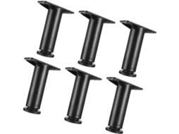 Conjunto De 6 Extensores Pés Cama Ajustáveis, Suportes Para Pés De Móveis, Peças De Reposição Para Estrutura Cama