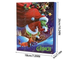 Brinquedos Plásticos Com Personagens Animados Para Crianças 3-6 Anos, Caixa De Cor, Venda Exclusiva Exportação Grinch D