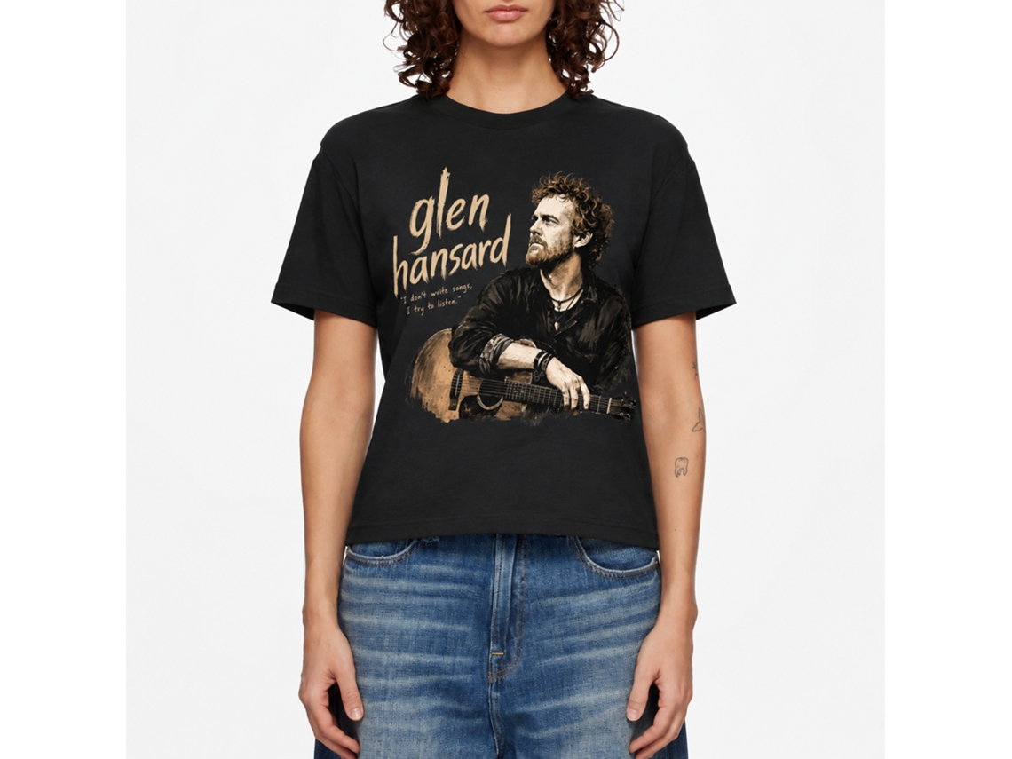 Rockinstone Glen Hansard 2026 Fan Art T-shirt Size:s
