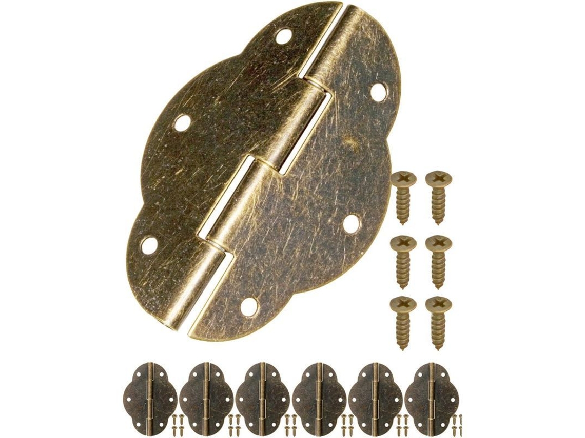 Suportes de Estilo Antigo 6 Pçs, Bronze Envelhecido 56x42mm | S/MARCA