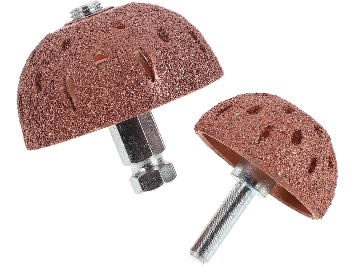 2 Discos De Polimento Em Aço Tungstênio Para Reparo Pneus, Cabeça
