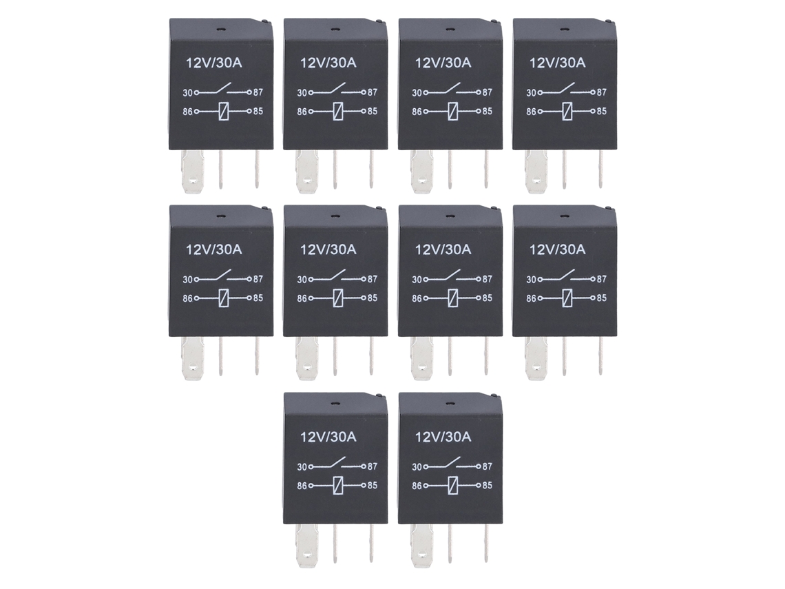 10pcs Relé Violeta 12v 30a, À Prova D'água | S/MARCA