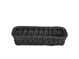 Porta Talheres LAXISCREED Chopsticks Cesto Armazenamento Preto