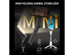 Estabilizador De Gimbal Portátil Para Celular (modo Início, Luz De Preenchimento)