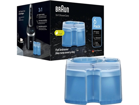 BRAUN C&C CLEANING CARTRIDGE TRANSPARE